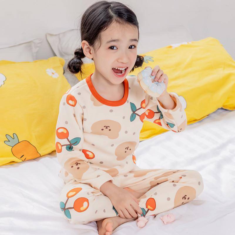 Kinder Plüsch Thermo Unterwäsche Set - Jungen & Mädchen Warmer Herbst/Winter Zweiteiler 90 cm von Joom DACH