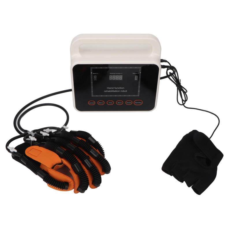 Kinder-Rehabilitations-Roboterhandschuh für Schlaganfall-Hemiplegie Linkshänderhandschuh Rechts spiegelnder Handschuh S valve type von Joom DACH