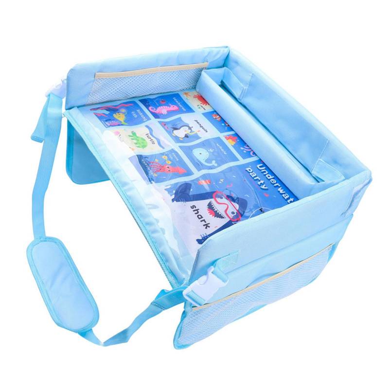 Kinder Reisetablett Cartoon Muster Wasserdicht Multifunktional Autositz Schoßtablett Kindersitz Tablett Autos von Joom DACH