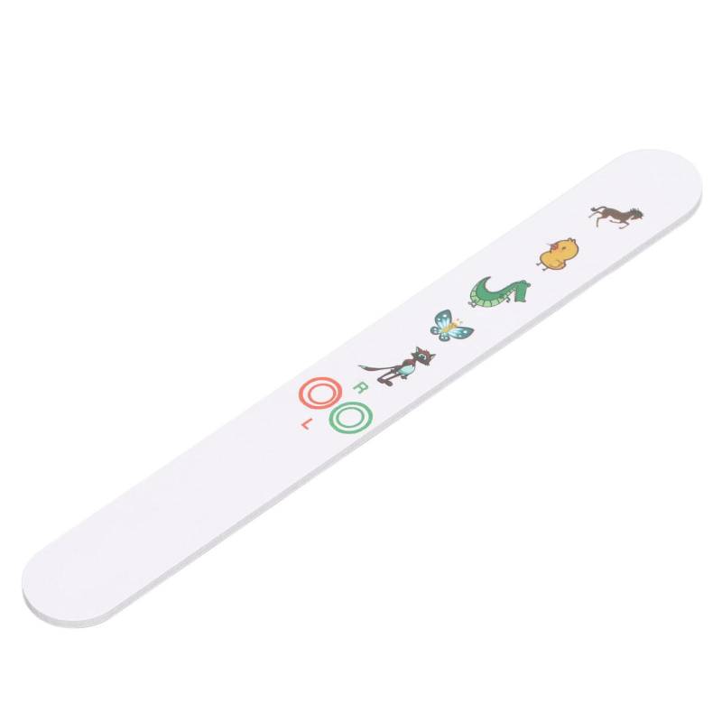 Kinder Sehvermögen Optometrie Testkarte Klares Cartoon-Muster Fixationsstab Sehprüfgerät für Auge von Joom DACH