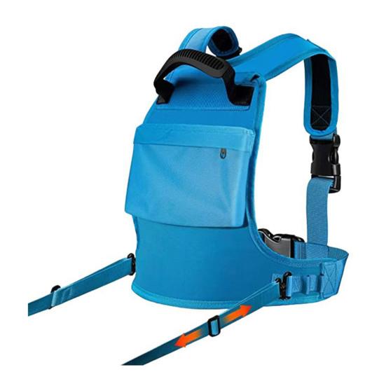 Kinder Ski Trainingsgurt mit Leine Schwerlast Lehre Kind Geschwindigkeitskontrolle Anfänger Snowboarden Hilfstrainer Traktion Sicherheitsgurt mit Rucksack blau von Joom DACH