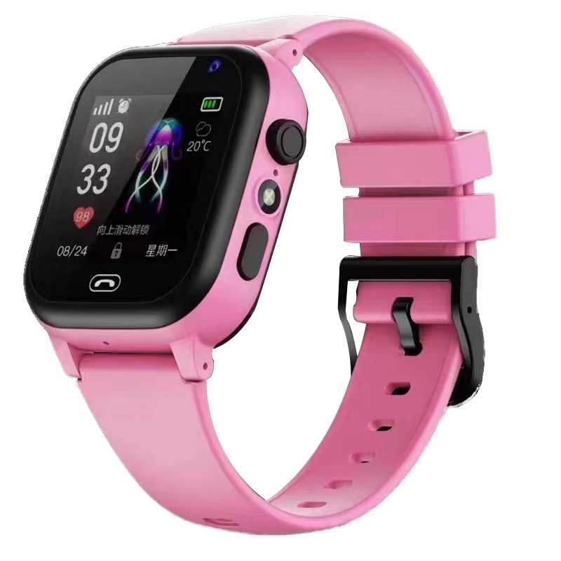 Kinder Smart Watch LBS Voice Chat Call SOS Sim Karte für Kinder Smart Watch Kamera wasserdichte Telefonuhr für Jungen Mädchen rosa von Joom DACH