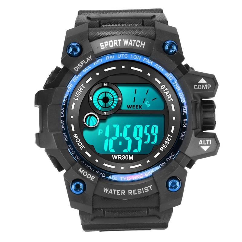 Kinder Sport Elektronische Uhr Multi Funktionale Uhren Leuchtende Digitale LED Uhr von Joom DACH