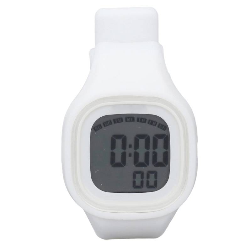 Kinder Sportuhr Silikonarmband 50m Wasserdicht 7 Farben LED Nachtlicht Kinderuhr für 5?17 weiß von Joom DACH