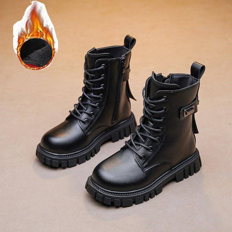 Kinder Stiefel Mädchen Kurze Stiefel Winter Koreanischen Britischen Stil Mädchen Student Prinzessin Stiefel 36 von Joom DACH