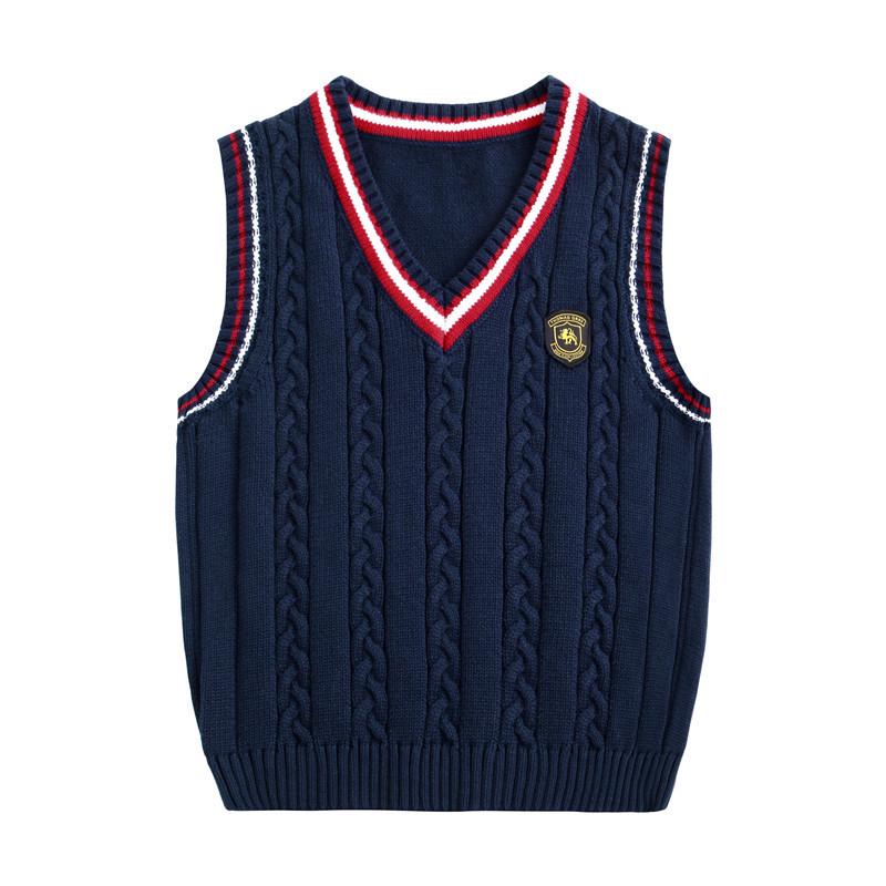 Kinder Strick Baumwollweste für Mädchen und Jungen - Schul- und Chorkleidung 140cm Kinder Strick Baumwollweste für Mädchen und Jungen - Schul- und Chorkleidung 140cm von Joom DACH