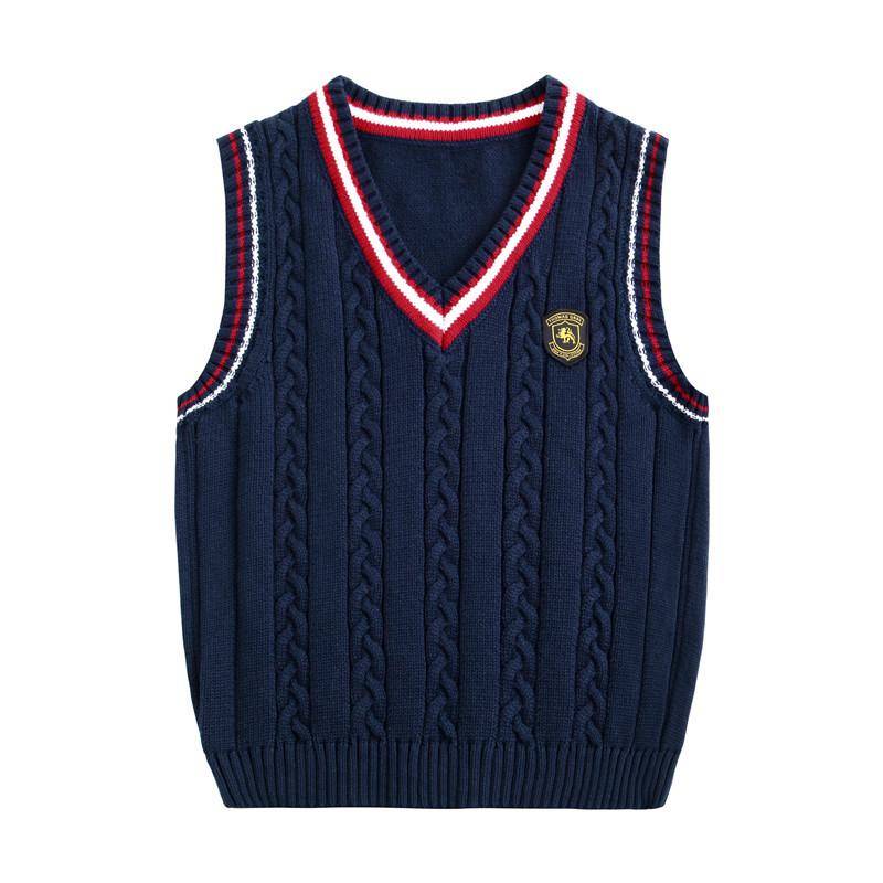 Kinder Strick Baumwollweste für Mädchen und Jungen - Schul- und Chorkleidung 140cm Kinder Strick Baumwollweste für Mädchen und Jungen - Schul- und Chorkleidung 140cm von Joom DACH