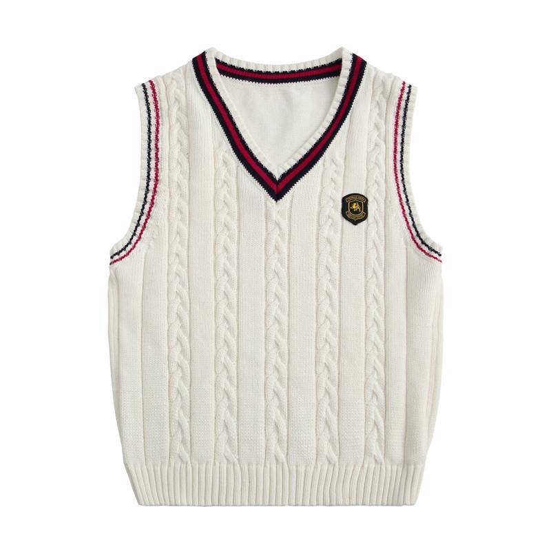 Kinder Strick Baumwollweste für Mädchen und Jungen - Schul- und Chorkleidung 150cm Kinder Strick Baumwollweste für Mädchen und Jungen - Schul- und Chorkleidung 150cm von Joom DACH