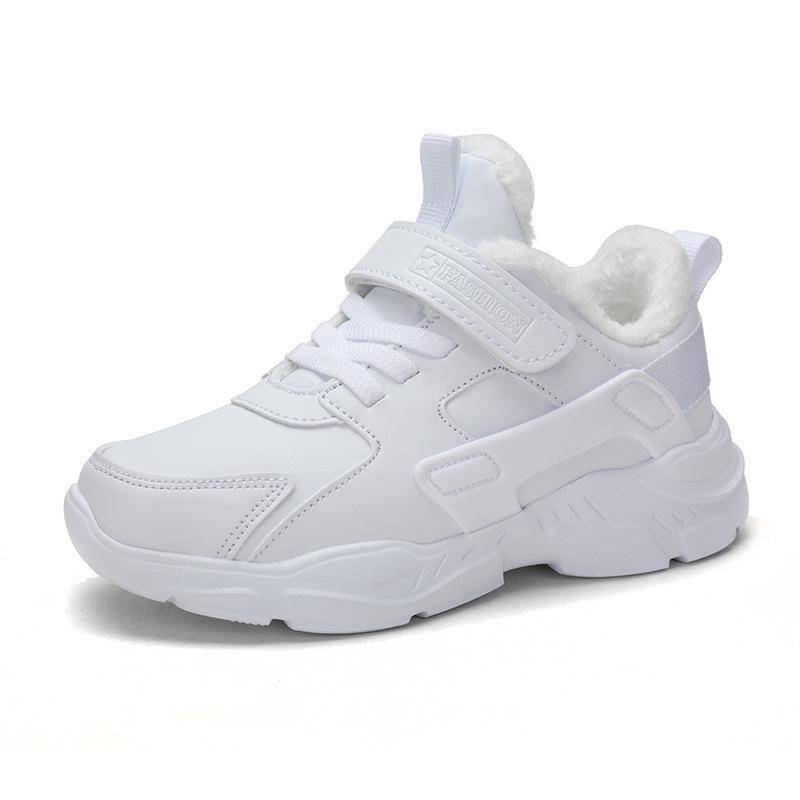 Kinder Teens Sneakers Schuhe für Mädchen Herbst Winter Sport Kind Freizeit Tenis Casual Warm Plüsch Mode Laufschuhe 35 weiß von Joom DACH