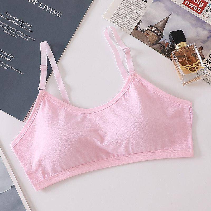 Kinder Unterwäsche Baumwolle Mädchen Tank Top Bonbonfarben Unterhemd Mädchen Trainings-BH 8-14 Jahre rosa von Joom DACH