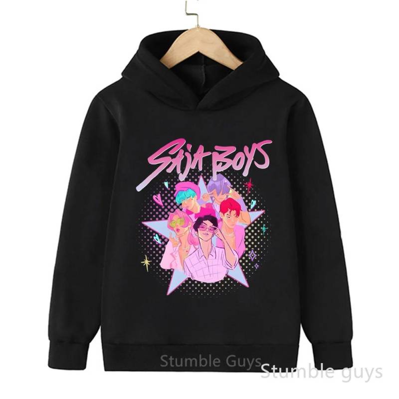 Kinder Warm Kpop Dämonenjäger Freizeitmode Herbst Winter Jungen Mädchen Sweatshirt Hoodie Anime Kleidung 130 von Joom DACH