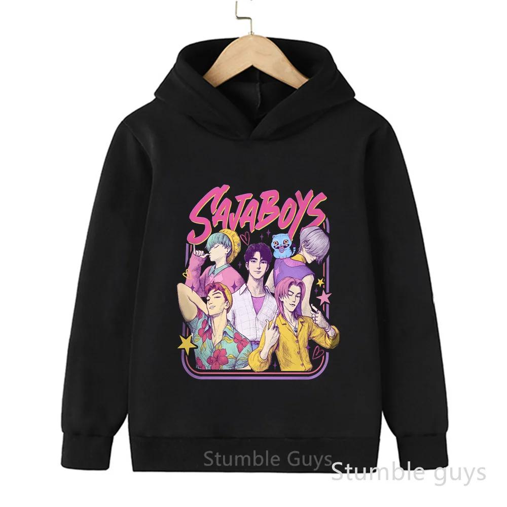 Kinder Warm Kpop Dämonenjäger Freizeitmode Herbst Winter Jungen Mädchen Sweatshirt Hoodie Anime Kleidung 140 von Joom DACH