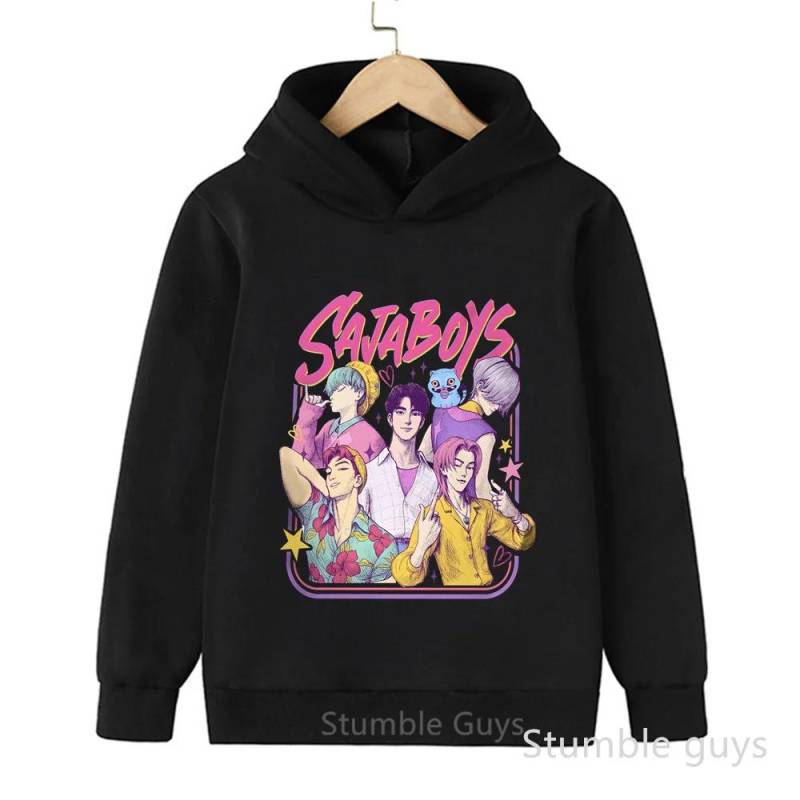 Kinder Warm Kpop Dämonenjäger Freizeitmode Herbst Winter Jungen Mädchen Sweatshirt Hoodie Anime Kleidung 140 von Joom DACH