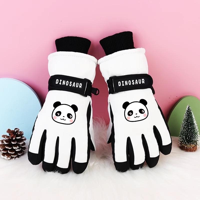 Kinder Winter Skihandschuhe: Dick, Kältefest, Wasserdicht, Winddicht, Rutschfest, Warme Baumwolle für 3- bis 17-Jährige. von Joom DACH