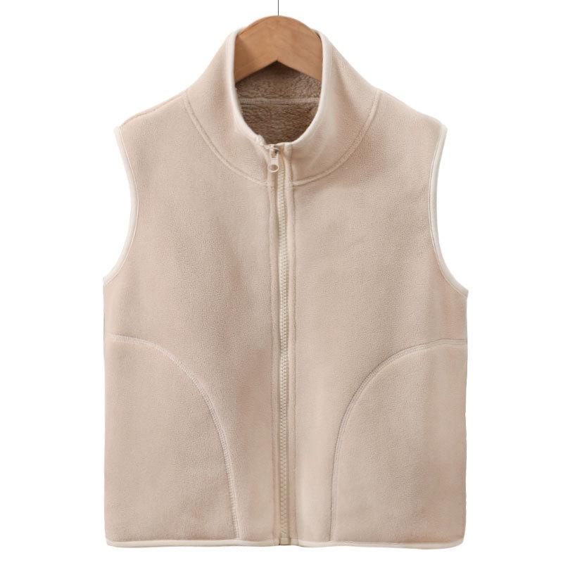 Kinder Winterjacke 2024 Fleece Dicke warme Teenager Jungen Mädchen Weste Herbst Oberbekleidung Freizeitmäntel 15 16 17 Jahre Westen 160cm von Joom DACH