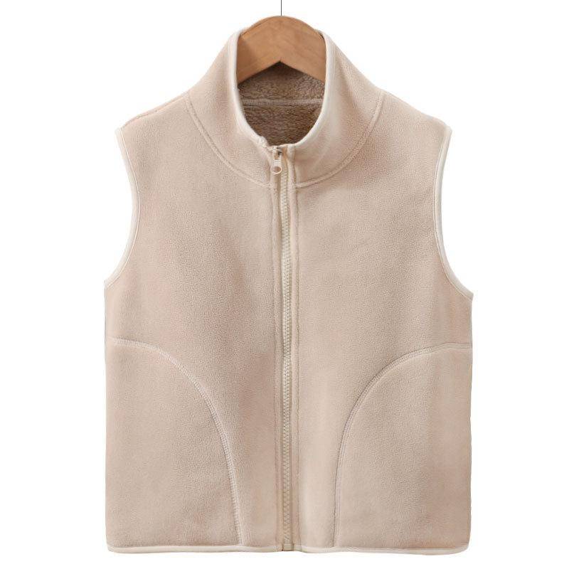 Kinder Winterjacke 2024 Fleece Dicke warme Teenager Jungen Mädchen Weste Herbst Oberbekleidung Freizeitmäntel 15 16 17 Jahre Westen 160cm von Joom DACH