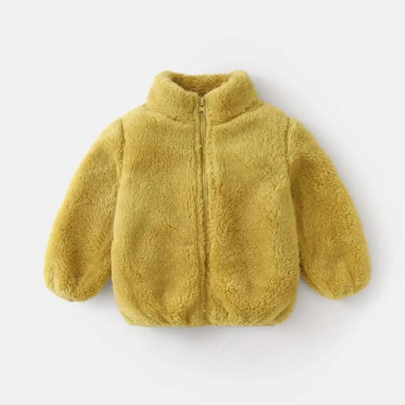 Kinder Wintermäntel Kinder Oberbekleidung Junge Warme Fleecejacke Baby Mädchen Jacken für Herbst Frühling Kinderkleidung 110cm von Joom DACH