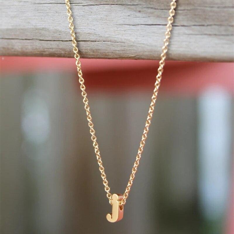 Kinder kleine Initiale Alphabet Buchstaben Halskette benutzerdefinierte 26 Englisch AZ kursiv Geburtstag Baby Name Halskette Buchstaben Kinder von Joom DACH