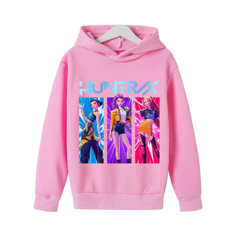 Kinderbekleidung KPop Devil Hunter Modisch Niedlich Sweatshirt Mädchen Neuer Film Sportlicher Hoodie K-Pop Devil Hunter Lässiges Oberteil 130cm von Joom DACH