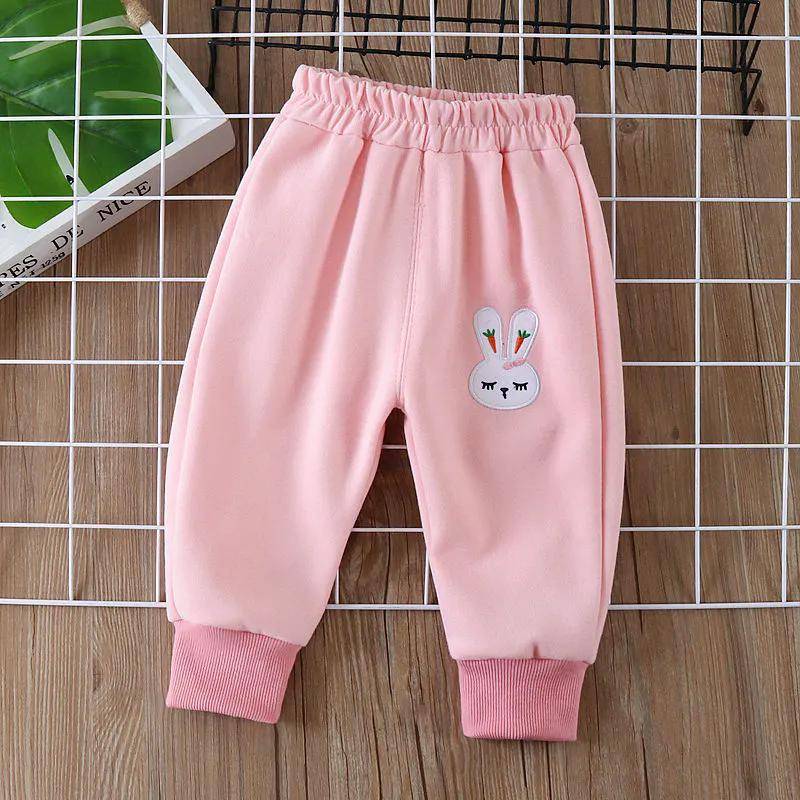 Kinderbekleidung Mädchen Jungen Freizeithosen Frühling Kinder-Sweathosen Lockere Hosen 66 rosa von Joom DACH