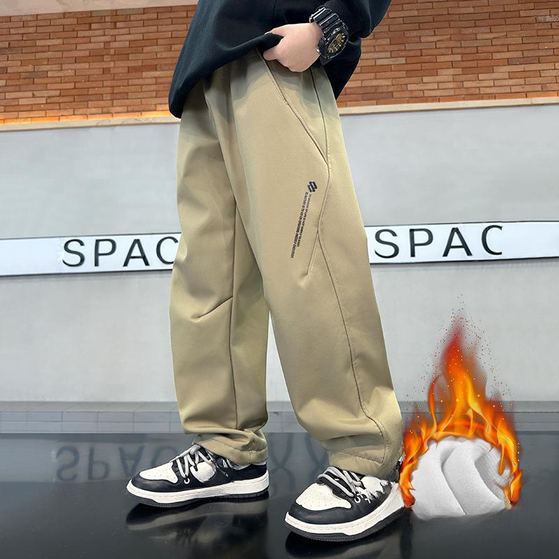 Kinderhosen Jungenhosen neu mittelgroße Kinder Jungen wasserdichte Raschelhosen Modetrend gerade Hosen 150 [recommended 135-145 height within 35 kg] von Joom DACH