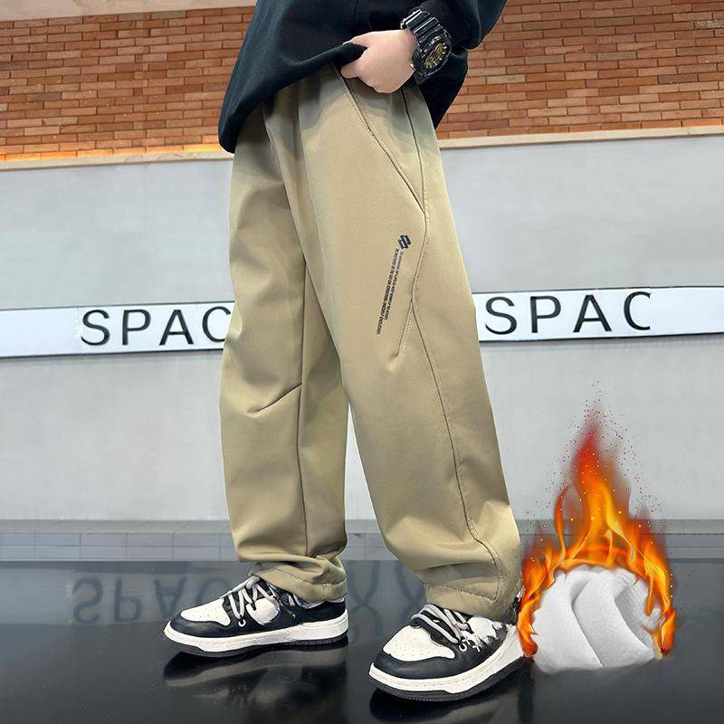 Kinderhosen Jungenhosen neu mittelgroße Kinder Jungen wasserdichte Raschelhosen Modetrend gerade Hosen 150 [recommended 135-145 height within 35 kg] von Joom DACH