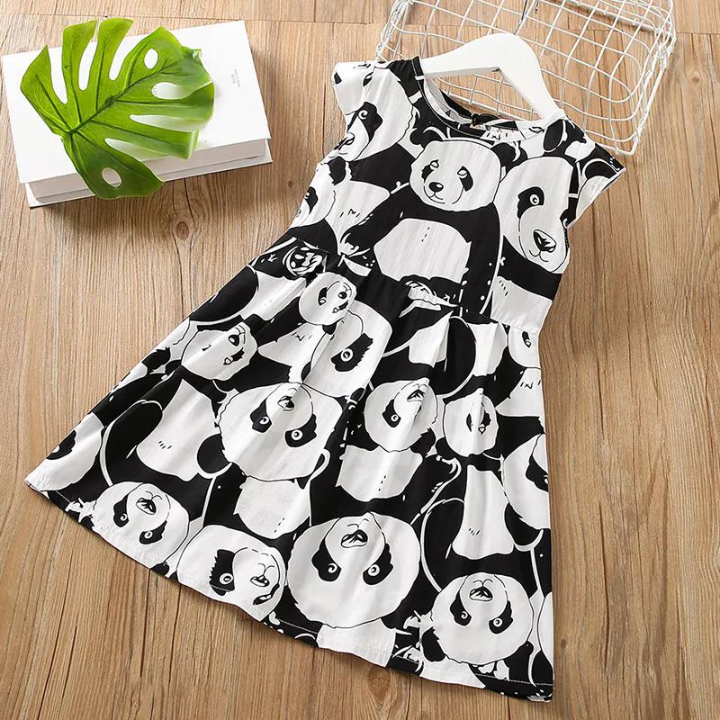 Kinderkleid Mädchen Sommerkleid Kinder Stickerei Prinzessin Rock Baby Dünn Einfarbig A-Linie Ärmelloser Rock 170 von Joom DACH