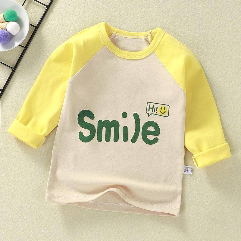 Kinderkleidung Jungen Mädchen T-Shirt Kinderkleidung Cartoon Tops Langarm Babykleidung Herbst Winter Baumwolldruck Sweatshirt 90cm von Joom DACH