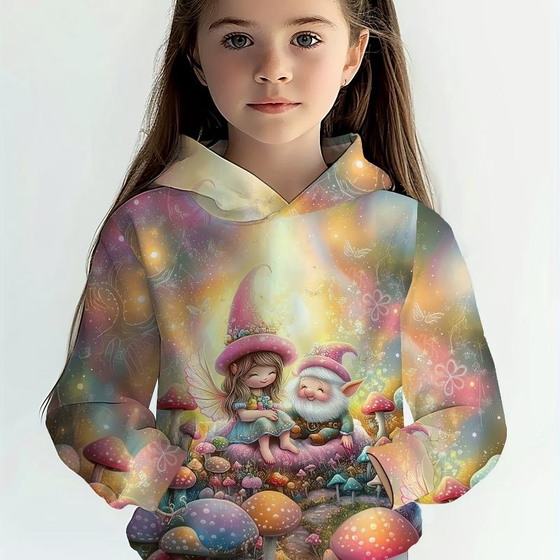 Kinderkleidung Mädchen Hoodies Langarm 3D Cartoon Tiere Drucken Kinder Frühling Herbst Kleidung Casual Niedlich Outdoor Mädchen Kleidung Top 110 von Joom DACH