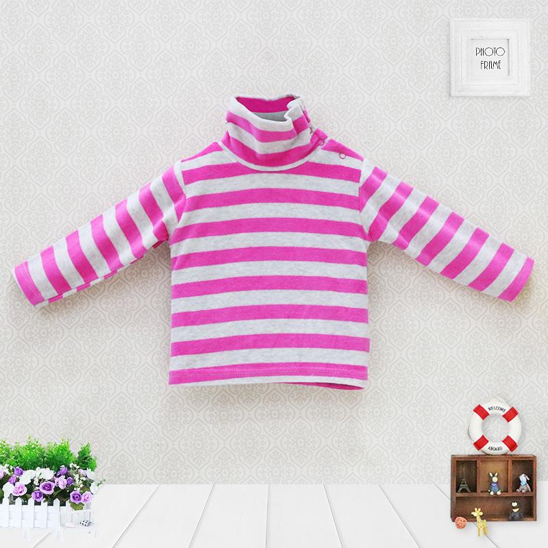 Kinderkleidung für Jungen und Mädchen, Rollkragen, Samt, Winter, Frühling, Streifen, Bluse, Knöpfe, Kinderkleidung, Aapparel Baby 24M 18/24 von Joom DACH