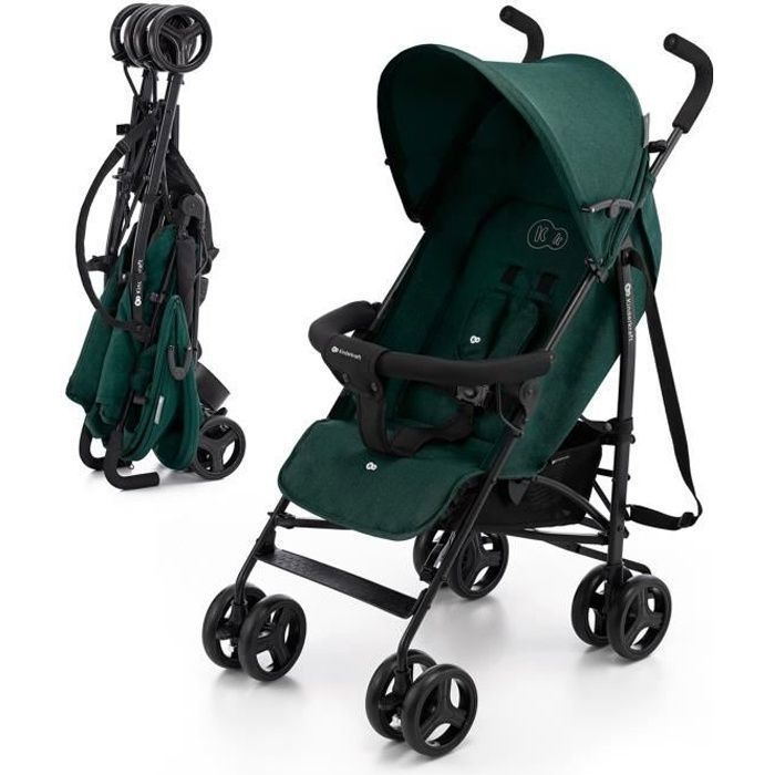 Kinderkraft TIK Leichter Buggy, Wiegt Nur 6,5 kg, Reisebuggy, Einfach Zusammenzuklappen, Rückenlehne Verstellbar in Liegeposition, Von grün Kinderkraft TIK Leichter Buggy, Wiegt Nur 6,5 kg, Reisebuggy, Einfach Zusammenzuklappen, Rückenlehne Verstellbar in Liegeposition, Von grün von Joom DACH