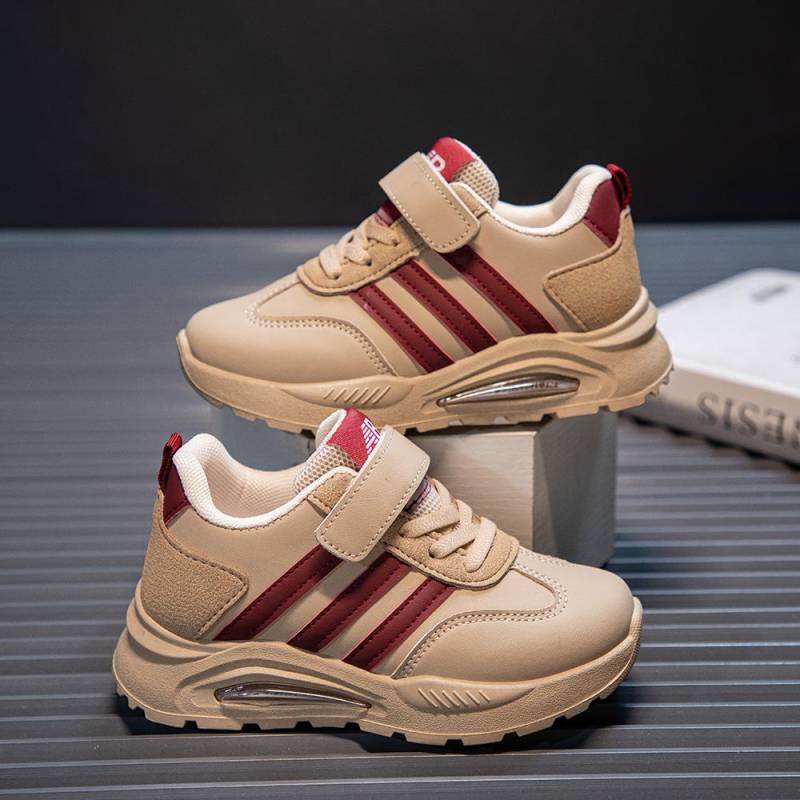 Kindermode Low Top Atmungsaktive Laufsportschuhe Jungen und Mädchen Bequeme Sneakers 29 khaki von Joom DACH