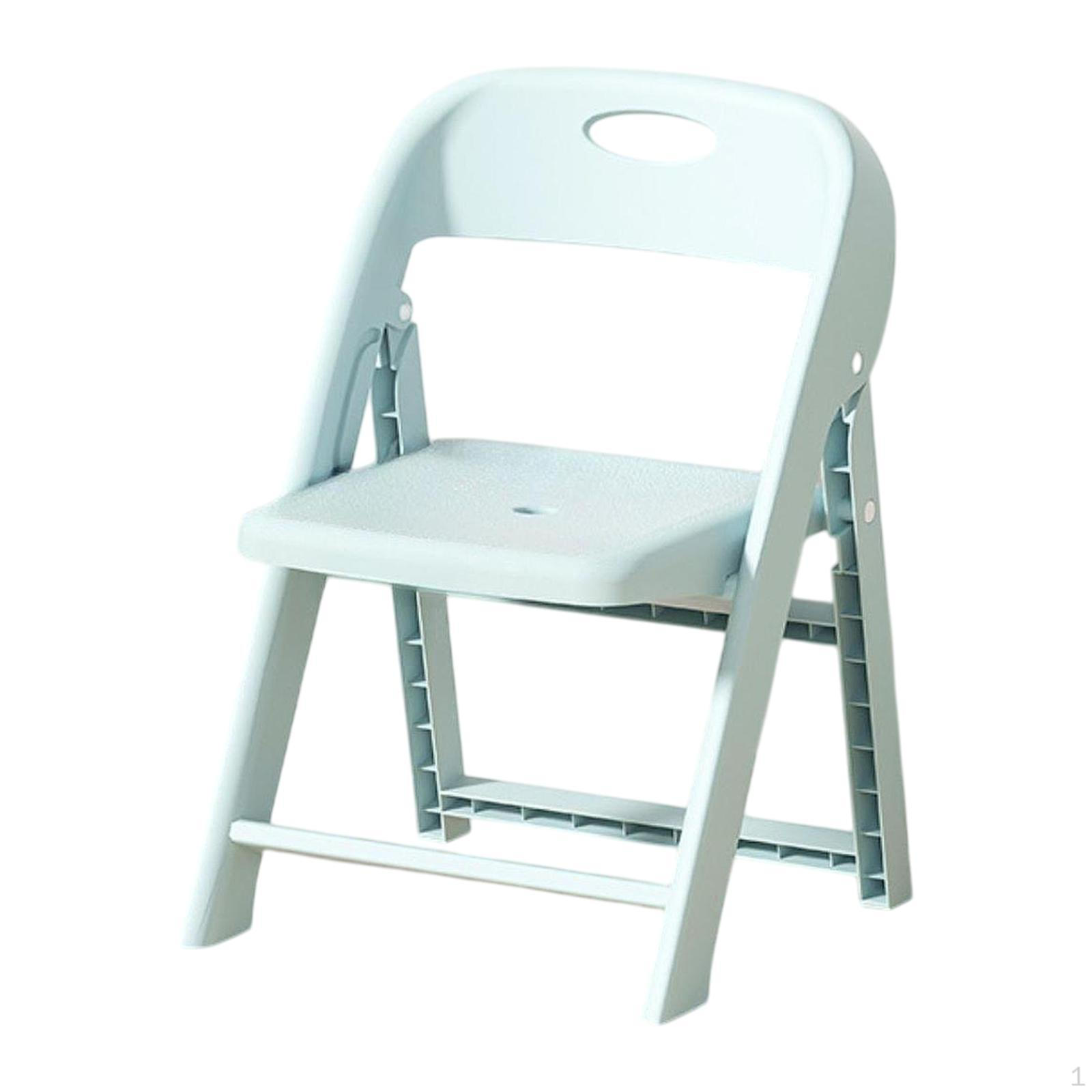 Kinderstuhl Kindersitz Studium Rutschfest Leicht Schule Stapelbar Klappbar für Kindergarten Zuhause blau von Joom DACH