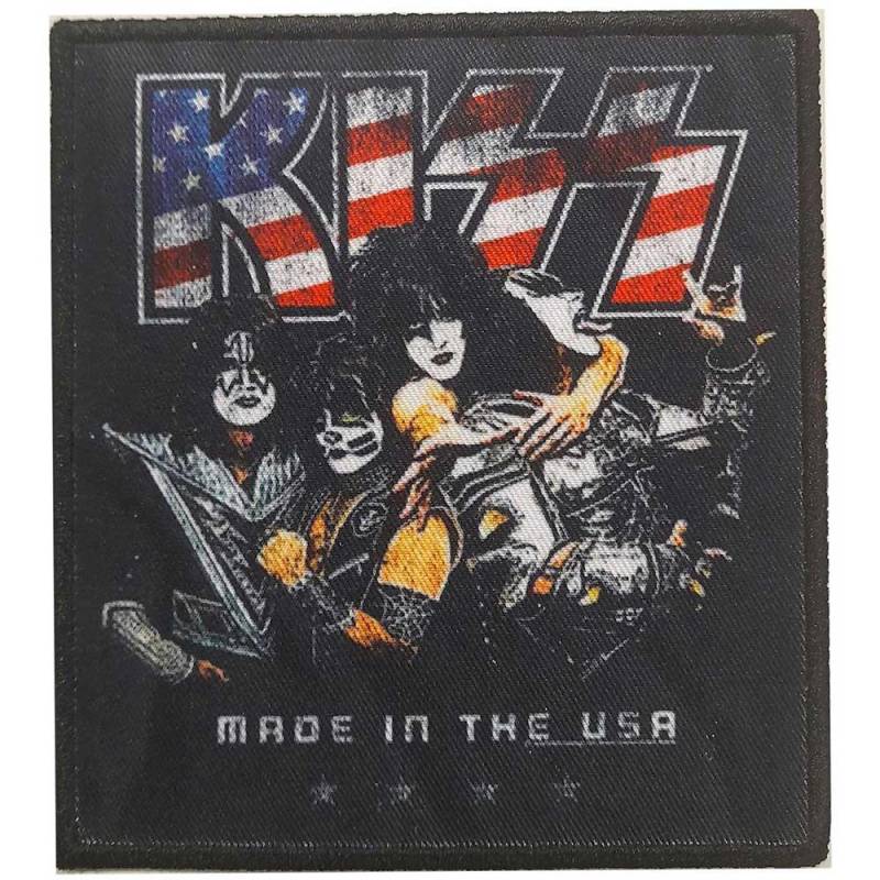 Kiss Made in the USA Aufnäher zum Aufbügeln One Size schwarz Kiss Made in the USA Aufnäher zum Aufbügeln One Size schwarz von Joom DACH