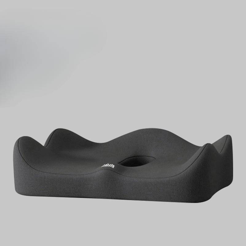 Kissen Büro Sitzende Atmungsaktive Auto Kissen Schwanz Wirbel Dekompression Hüfte Memory Foam Kissen 40*34*8cm schwarz von Joom DACH