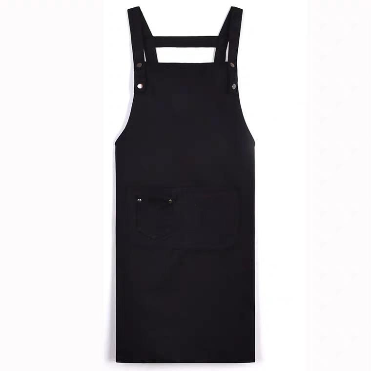 Küchenschürze Kochschürze Vordertasche Verstellbar Wasserabweisend für Männer Frauen Koch BBQ Zeichnen Schwarz schwarz von Joom DACH