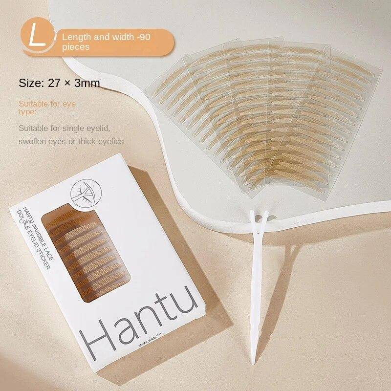 Klar Beige Streifen Augenlid Tape Aufkleber Unsichtbare Doppel Falten Augenlid Spitze Paste Selbstklebende Natürliche Auge Tape Make-Up Schönheit Werkzeug von Joom DACH