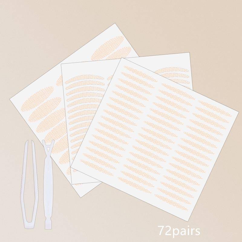 Klar Beige Streifen Augenlid Tape Aufkleber Unsichtbare Doppel Falten Augenlid Spitze Paste Selbstklebende Natürliche Auge Tape Make-Up Schönheit Werkzeug von Joom DACH