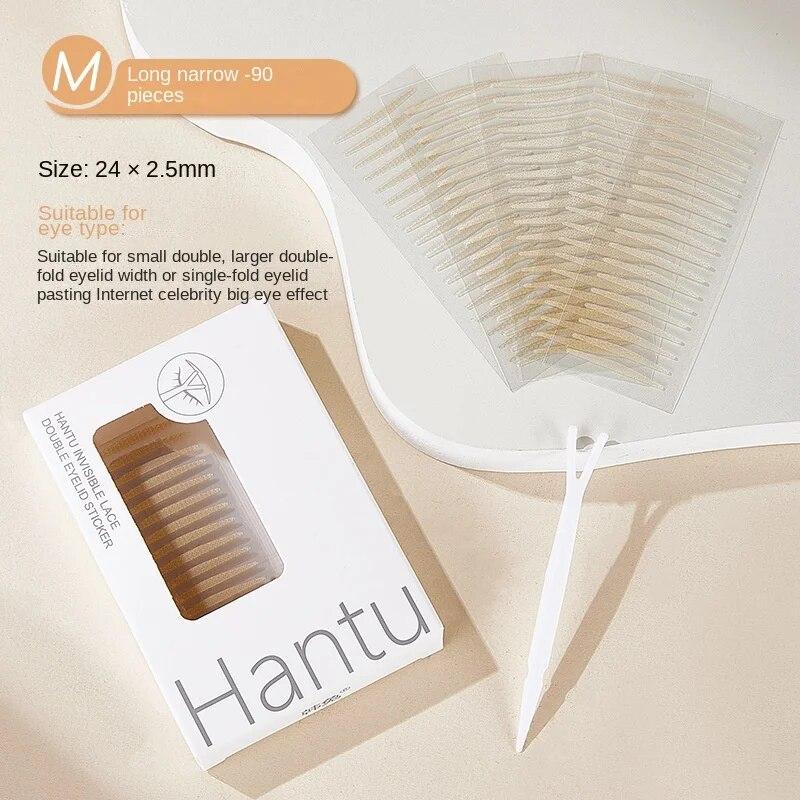 Klar Beige Streifen Augenlid Tape Aufkleber Unsichtbare Doppel Falten Augenlid Spitze Paste Selbstklebende Natürliche Auge Tape Make-Up Schönheit Werkzeug von Joom DACH