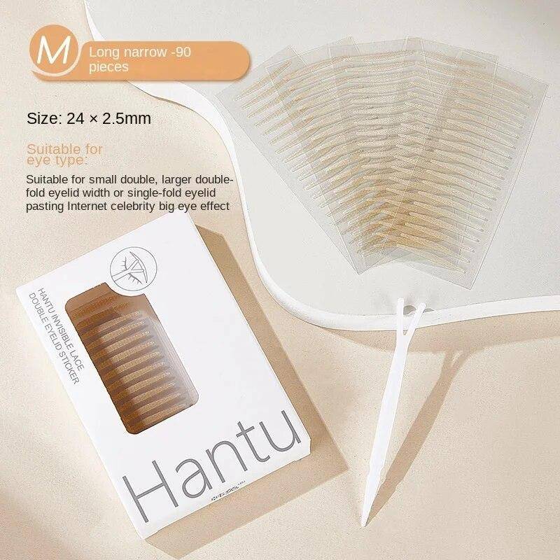 Klar Beige Streifen Augenlid Tape Aufkleber Unsichtbare Doppel Falten Augenlid Spitze Paste Selbstklebende Natürliche Auge Tape Make-Up Schönheit Werkzeug von Joom DACH