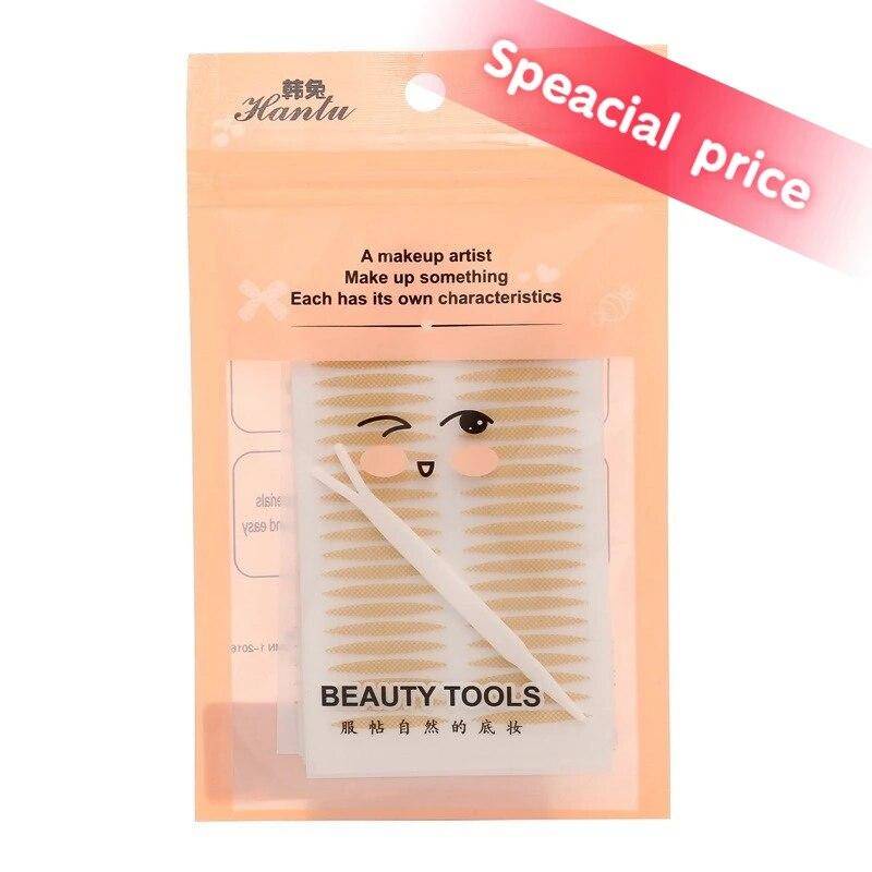 Klar Beige Streifen Augenlid Tape Aufkleber Unsichtbare Doppel Falten Augenlid Spitze Paste Selbstklebende Natürliche Auge Tape Make-Up Schönheit Werkzeug von Joom DACH