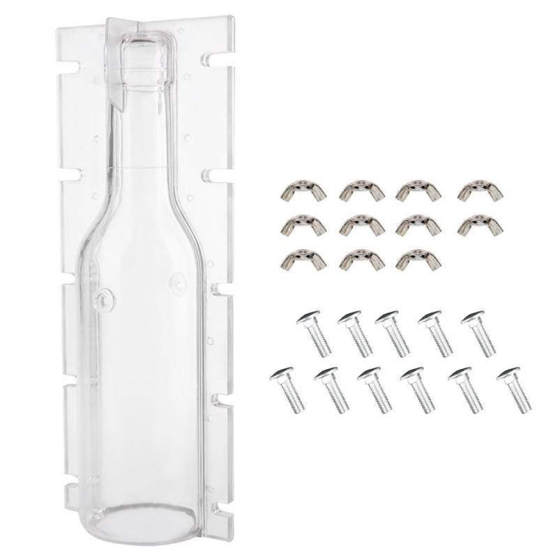 Klare Kunststoff Kerzen DIY Form Werkzeug Flaschenförmig Hitzebeständig Hochzeitskerzenform von Joom DACH