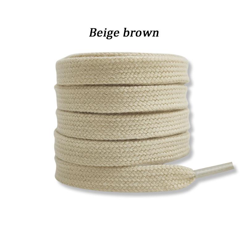 Klassische, flache Schnürsenkel aus Baumwolle für Turnschuhe, Schnürsenkel, hohe Schnürsenkel aus Canvas, lässige Schnürsenkel ohne Elastizität für AF1-Damen 120cm von Joom DACH