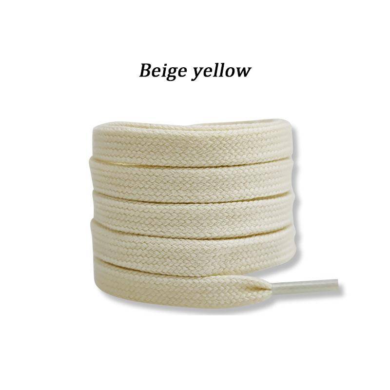 Klassische, flache Schnürsenkel aus Baumwolle für Turnschuhe, Schnürsenkel, hohe Schnürsenkel aus Canvas, lässige Schnürsenkel ohne Elastizität für AF1-Damen 160cm von Joom DACH