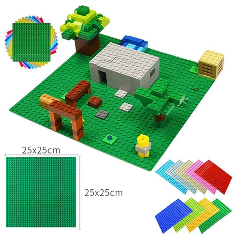 Klassische 1000 Stück Bausteine Große Größe DIY Kreativität Geschenk Lernspielzeug für Kinder Building block base-25CM von Joom DACH
