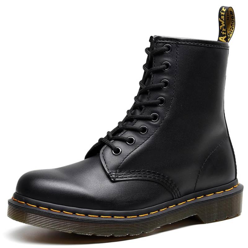 Klassische Retro-Stiefel für Herren und Damen, Paar weiche britische Leder-Kurzstiefel 41 schwarz von Joom DACH
