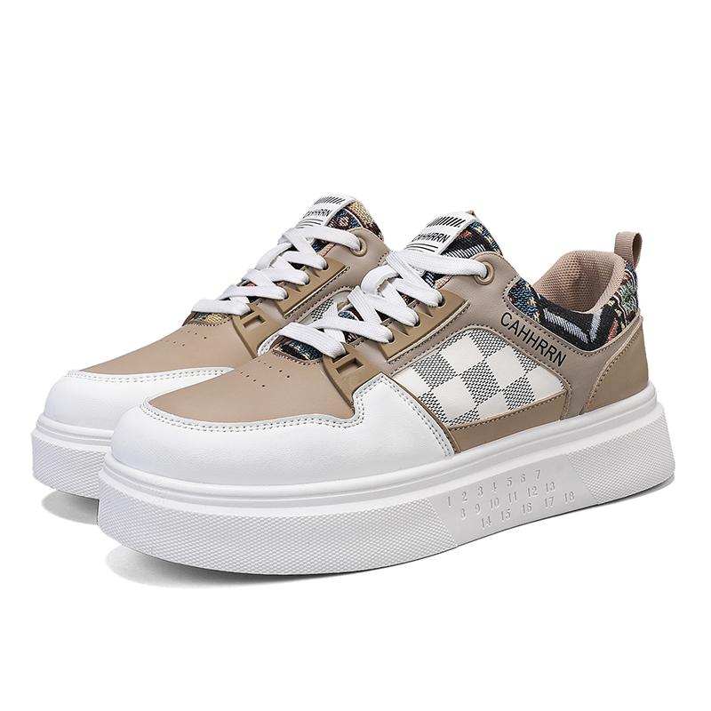 Klassische Sportschuhe Herren Trendschuhe Schnürschuhe Lässig Atmungsaktiv Walking Mesh Schuhe Outdoor Sneaker Flache Jungen Board Schuhe 44 von Joom DACH