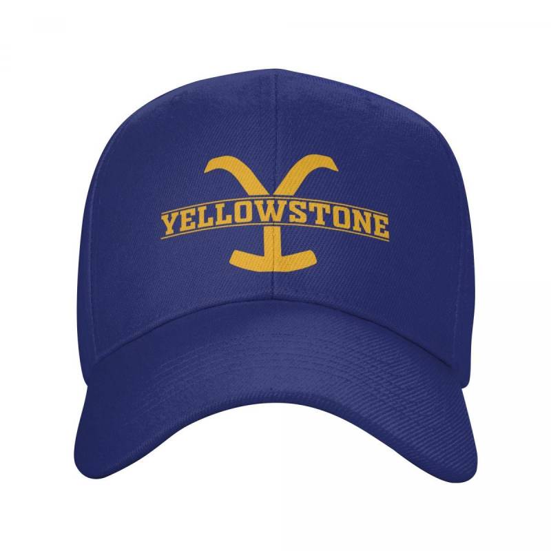 Klassische Yellowstone-Baseballkappe, Unisex, Damen, atmungsaktiv, Dutton Ranch, Papa-Hut, Outdoor-Snapback-Kappen, Sonnenhüte Adjustable Cap von Joom DACH