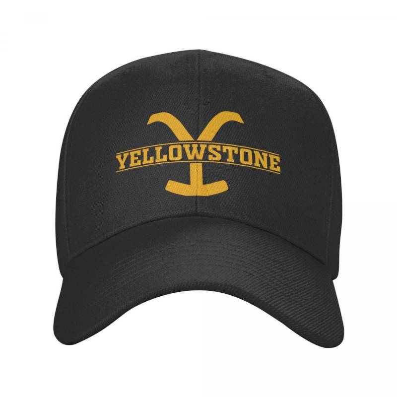 Klassische Yellowstone-Baseballkappe, Unisex, Damen, atmungsaktiv, Dutton Ranch, Papa-Hut, Outdoor-Snapback-Kappen, Sonnenhüte Adjustable Cap von Joom DACH