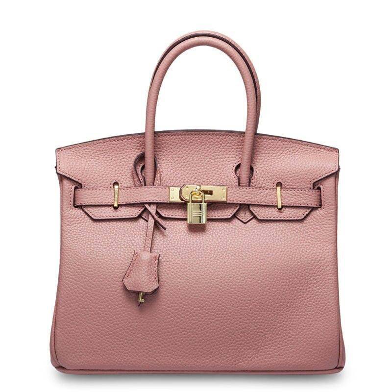 Klassische mode frauen top rindsleder weiß gold tasche leder handtasche schultertasche gold schnalle horizontale platz 25x14x19cm alabama crimson von Joom DACH